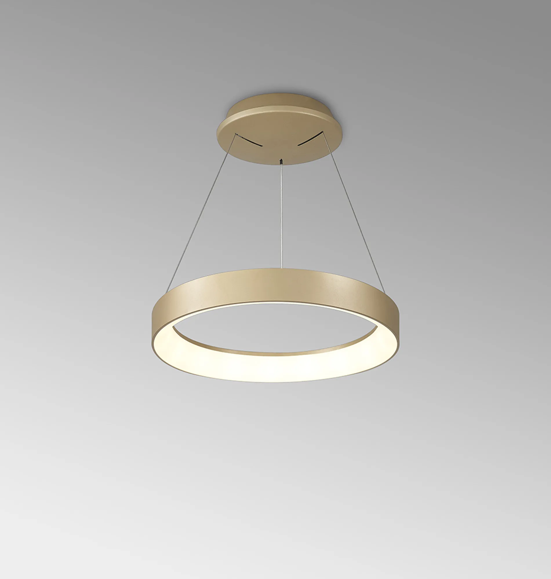 Niseko II Ring Pendant 38cm 30W LED Gold M8627  Mantra Niseko II Gold